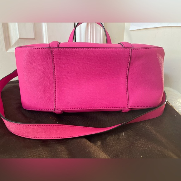 Kate Spade Pink Satchel with Silver Accents - Picture 7 of 10